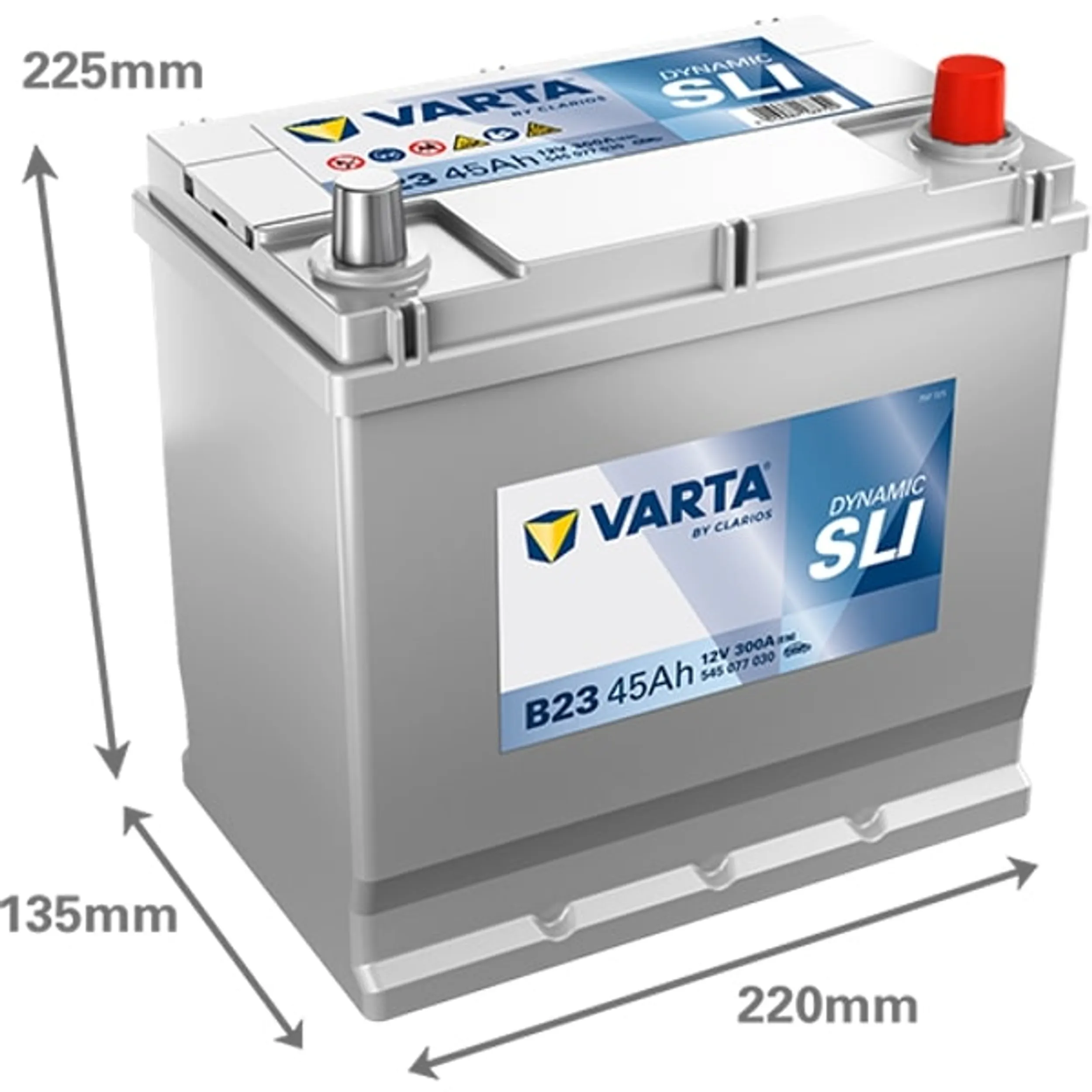 VARTA BATTERI BLACK DYNAMIC 12V 45AH
