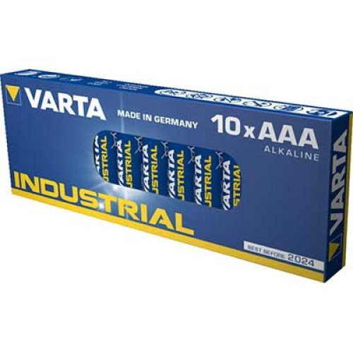 

        
VARTA ALKALINE BATTERI 1,5V (AAA) LR3 10 stk.