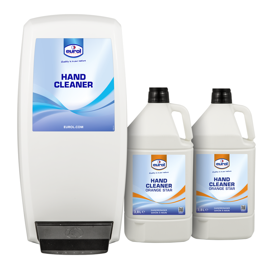 

        
Eurol Handcleaner Orange Star Start Kit 2 x 3,8L