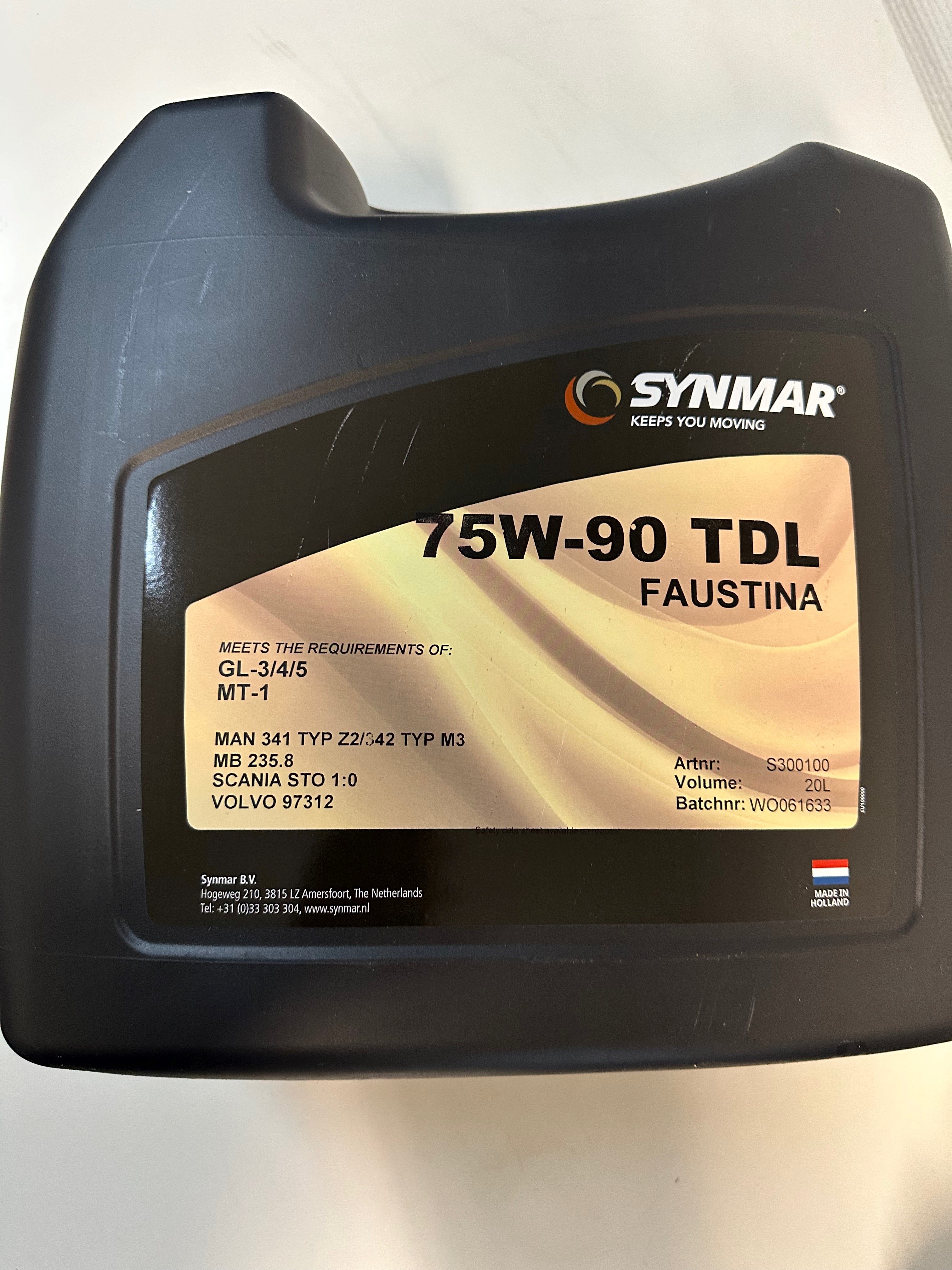 Synmar Faustina 75W-90 TDL